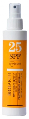Bioearth Spray Émulsion Solaire Corps Spf25 150 ml
