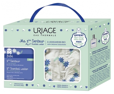 Uriage Bébé - Coffret 1ère Senteur 50 ml + Lange Ultra-Doux Offert