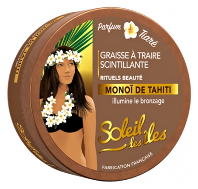 Soleil Des Îles Solaire Graisse a Traire Scintillante 150 ml