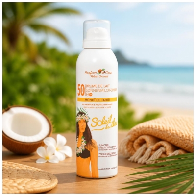Soleil Des Îles Solaire Brume de Lait Coco Spf50 150 ml