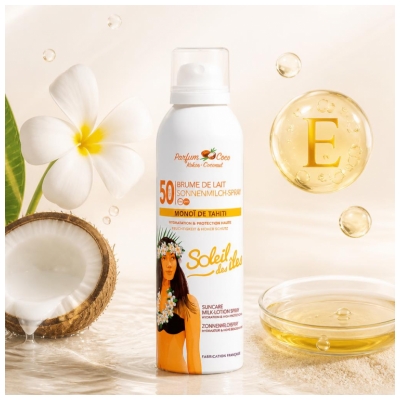 Soleil Des Îles Solaire Brume de Lait Coco Spf50 150 ml