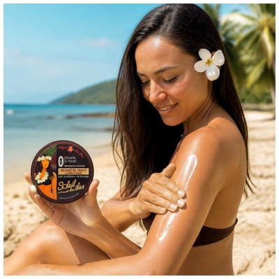 Soleil Des Îles Solaire Graisse a Traire Bronzage Intense Réa Spf0 Parfum Des Îles 150 ml