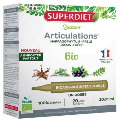 Superdiet Quatuor Articulation Bio - 20 Unidoses de 15 ml