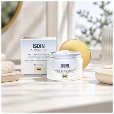 Isdin Isdinceutics Prevent Hyaluronic Moisture Crème de Jour Peaux Normales 50 g