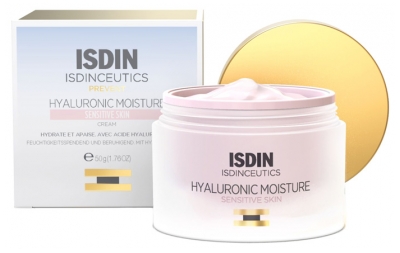Isdin Isdinceutics Prevent Hyaluronic Moisture Crème de Jour Peaux Sensibles 50 g