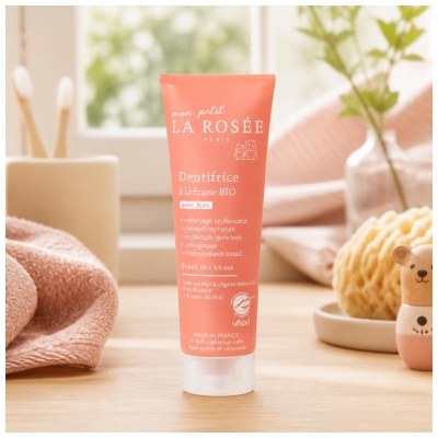 La Rosée Dentifrice Bébé à la Fraise Bio