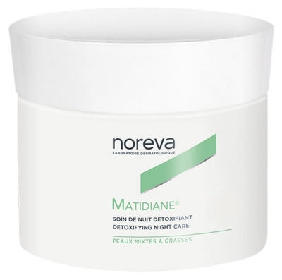 Noreva Matidiane : Peaux Mixtes à Grasses Soin de Nuit Détoxifiant 40 ml