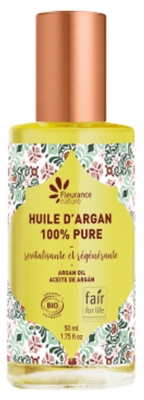 Fleurance Nature Huile d'Argan Bio 100% Pure Bio Flacon de 50 ml