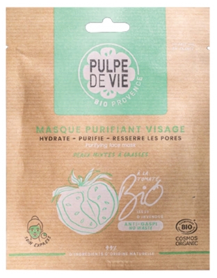 Pulpe de Vie Pina Tomata - Masque en Tissu Purifiant 1 Masque