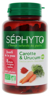 Séphyto Carotte & Urucum Bio 200 Gélules