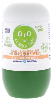 Poupina Déo Fleur d'Oranger Enfant Peaux Sensibles Bio 50 ml