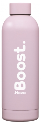 Nova Boost Gourde Isotherme Novaboost - Bleu Hortensia Mat - Inox 500 ml - Couleur : Rose Dragée