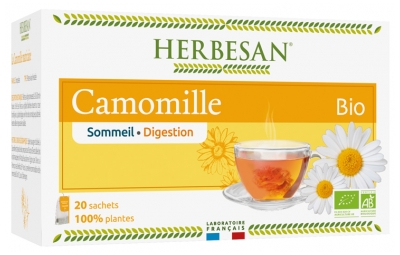 Herbesan Infusion Camomille Bio - 20 Sachets