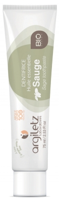 Argiletz Dentifrice Bio Sauge 75 ml