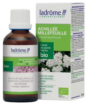 Ladrôme Extrait de Plante Achillée Millefeuille Partie Aérienne Fleurie 50 ml Fr/Nl/es
