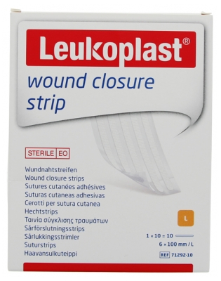 Essity Leukoplast Wound Closure Strip 6 x 38 mm 2 Sachets