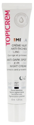 Topicrem MELA - Taches pigmentaires Crème Nuit Peeling Doux 40 ml