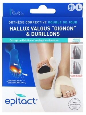 Epitact Orth Hv Double Pied g S - Taille : L