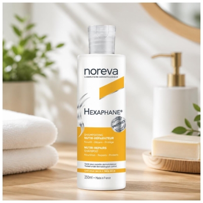 Noreva Hexaphane Shampooing Nutri-Réparateur Cheveux Secs à Très Secs 250 ml