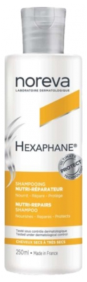Noreva Hexaphane Shampooing Nutri-Réparateur Cheveux Secs à Très Secs 250 ml