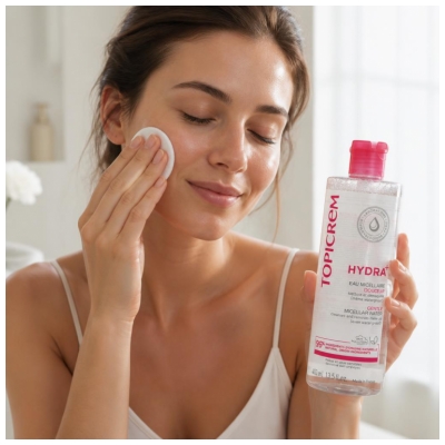 Topicrem HYDRA+ Eau Micellaire Douceur Peaux Sensibles 400 ml
