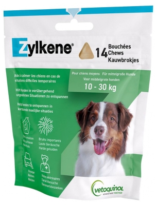 Vetoquinol Zylkene Chiens Moyens (10 à 30 kg) 14 Bouchées