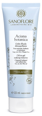 Sanoflore Aciana Botanica Gelée d'Huile Démaquillante Visage et Yeux Certifiée Bio 125 ml