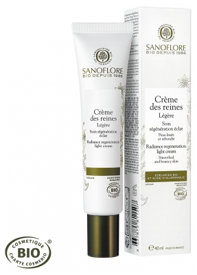 Sanoflore Crème des Reines Légère Anti-Âge Éclat Bio 40 ml