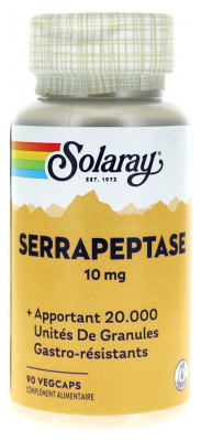 Solaray Serrapeptase 10 mg - 90 Caps. Vég.