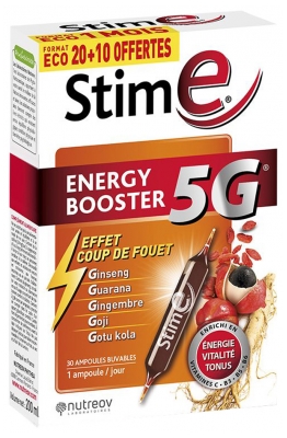 Nutreov Stim E Energy Booster 5 g 20 + 10 Ampoules