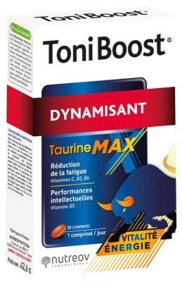 Nutreov Toniboost Taurine Max 30 Comprimés