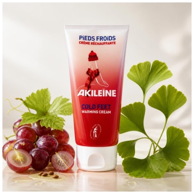 Akileïne Crème Réchauffante Pieds Froids