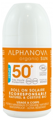Alphanova Organic Sun Roll on Spf50+ Bio* Sport (50G)