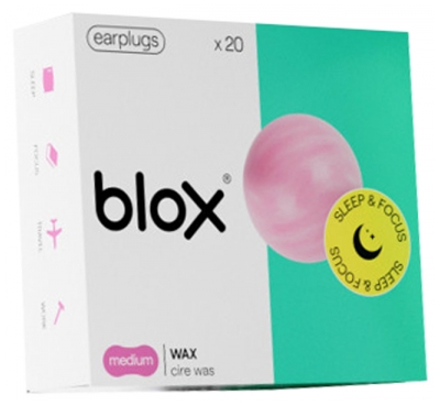 Blox Gamme Sleep & Focus - Cire Naturelle (10 Paires)