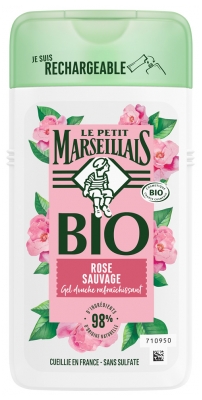 Le Petit Marseillais Gel Douche Bio Hydratant au Ph Neutre Rose Sauvage 250 ml