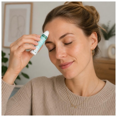 Santarome Roller Maux de Tête Huiles Essentielles Bio 10 ml