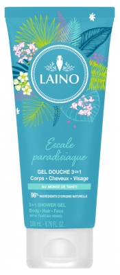 Laino Gel Douche 3 en 1 Monoï - Escale Paradisiaque Tube 200 ml