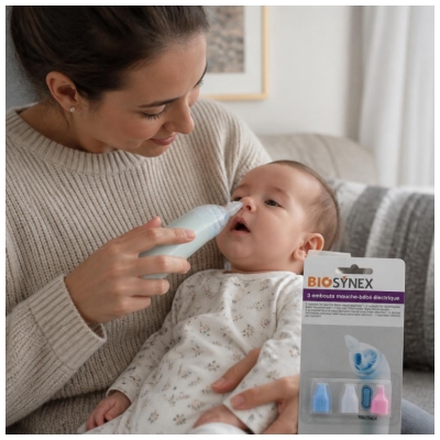 Biosynex 3 Embouts de Rech Mouche Bébé Électrique