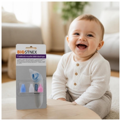 Biosynex 3 Embouts de Rech Mouche Bébé Électrique