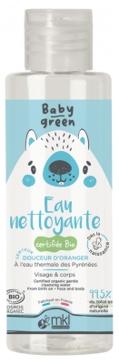 MKL Green Nature Baby Green Eau Nettoyante Visage & Corps Bio 100 ml