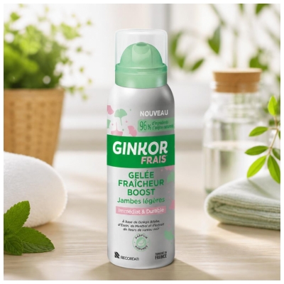 Ginkor Gelée Fraîcheur Boost Jambes Légères Immédiat & Durable 100 ml