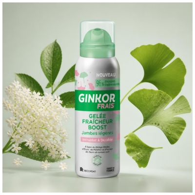 Ginkor Gelée Fraîcheur Boost Jambes Légères Immédiat & Durable 100 ml