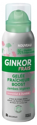 Ginkor Gelée Fraîcheur Boost Jambes Légères Immédiat & Durable 100 ml