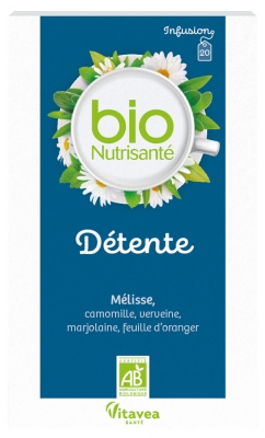 Vitavea Infusion Bio Détente 20 Sachets