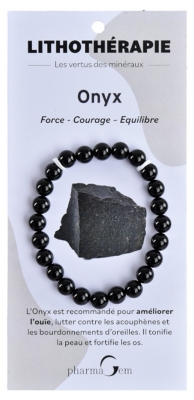 PharmaGem Lithotherapie Onyx Bracelet 8 mm