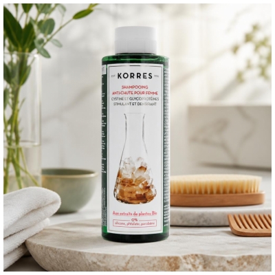 Korres Shampoing Fortifiant Anti-Chute Femme 250 ml