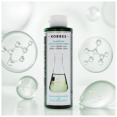 Korres Shampoing Fortifiant Anti-Chute Homme 250 ml