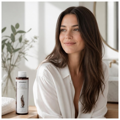 Korres Shampoing Purifiant Cheveux Gras 250 ml
