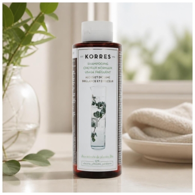 Korres Shampoing Usage Fréquent Cheveux Normaux 250 ml