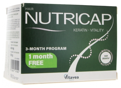 Nutricap Vitavea Kératine Vitalité 90 gélules